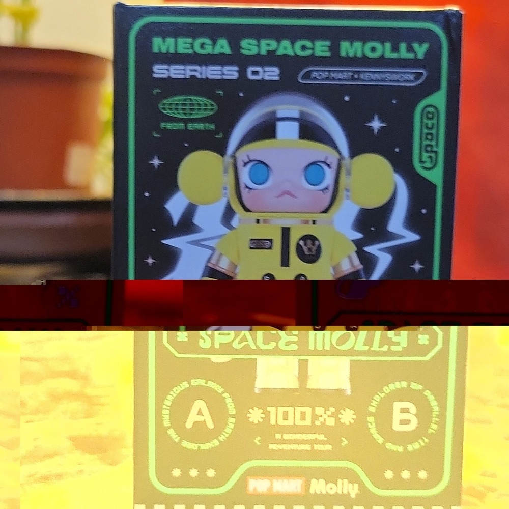 POP MART Mega Space Molly 100% Series 02 Meilin Panda PVC ABS PC Boxed Figure - Picture 7 of 8
